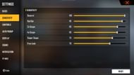 Suggested sensitivity settings (Image via Garena)